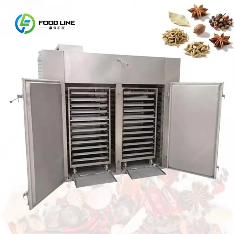 Forno Industriale ad Aria Calda, Attrezzatura di Essiccazione a Grande Camera per Alimenti, Materiali e Prodotti Industriali - immagine 3