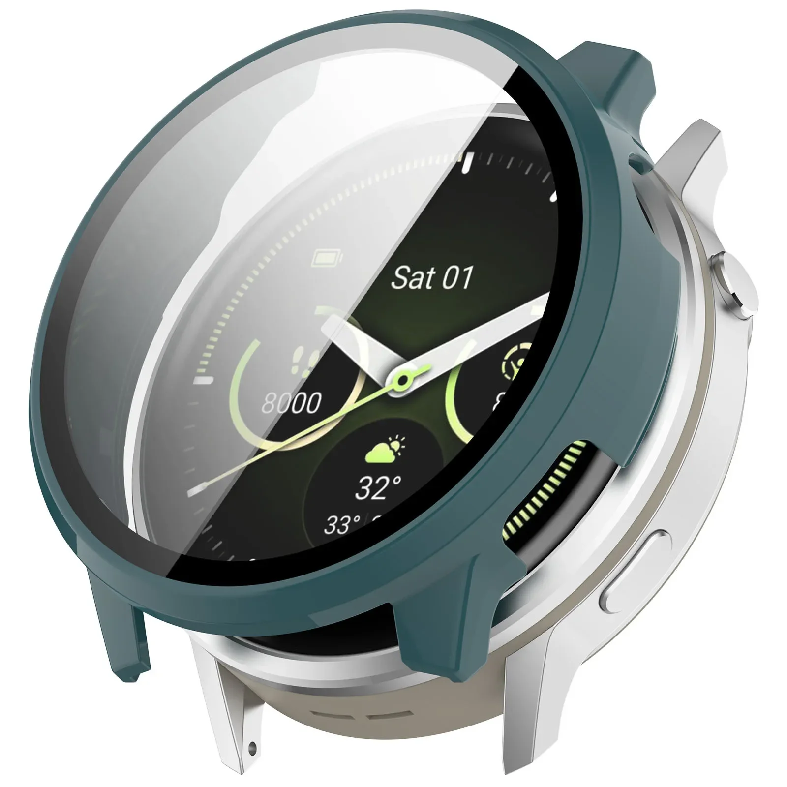 Premium Case and Screen Protector for Garmin Venu 4 Smartwatch - Anti-Drop Bumper Cover