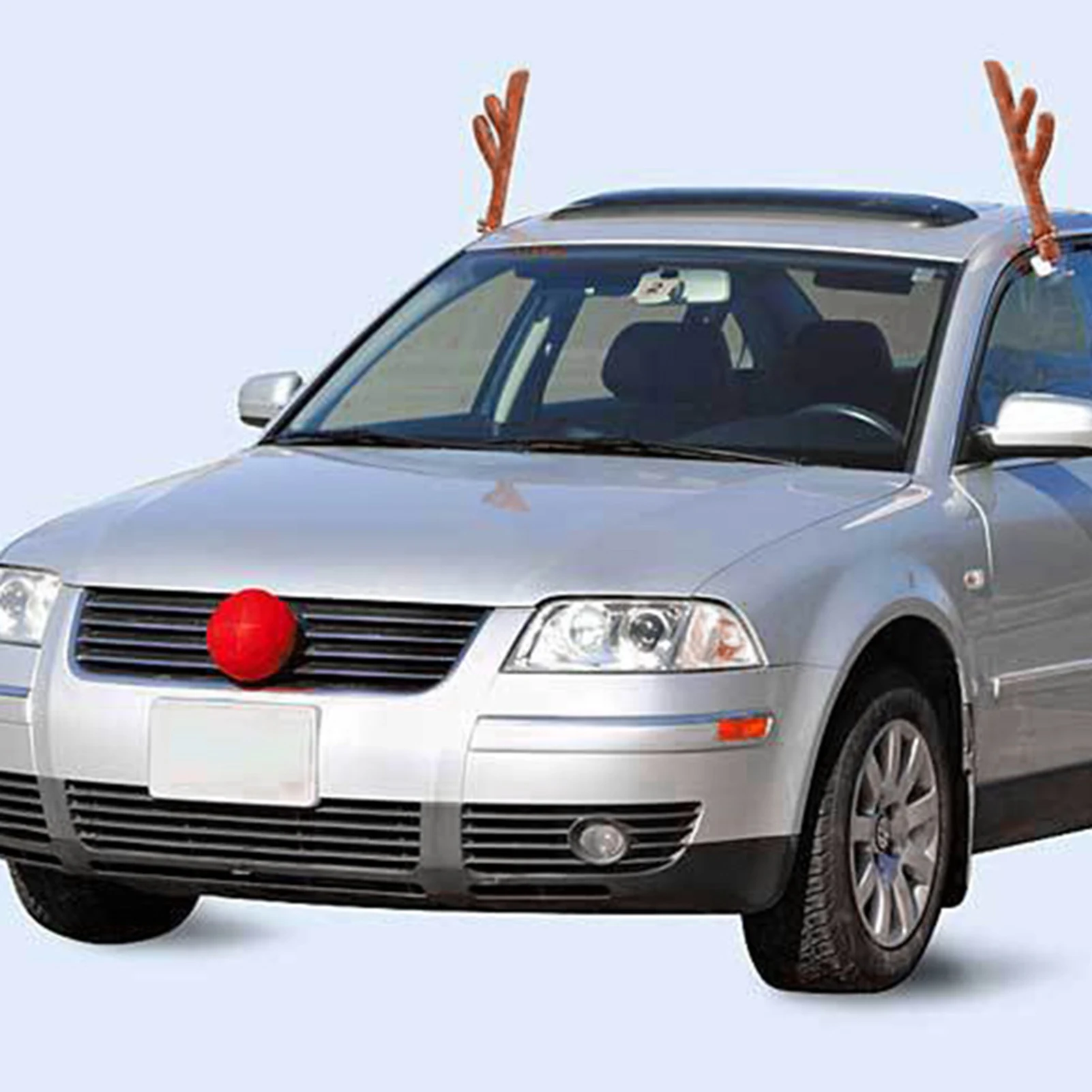 Weihnachten Rentier Geweih Auto Dekoration Kit Party Zubehör für Lkw Van