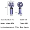 Electric Fan Portable Air Conditioner Mini Cooler Rechargeable Neck Fans for Home Free Shipping Hand Usb Conditioning Blades 6