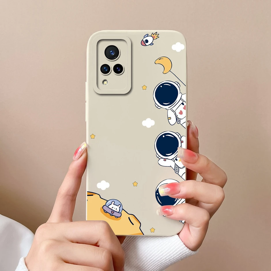 Cute Cartoon High-Quality Liquid Silicone Phone Case - New Design
