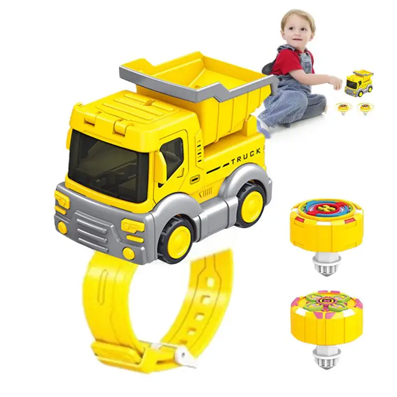 

Топ-Спиннер для мальчиков, топ-Спиннер со съемным игрушечным автомобилем для школы, приз, Рождественский гусиный мешок, день рождения, День благодарения Для мальчиков