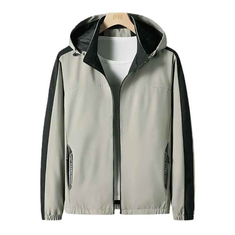 2022 Latest Models Of Men's Coats Simple Fashion Outdoor Adventure Flight Windbreaker Jacket Big Handsome Casual Zip Jacket