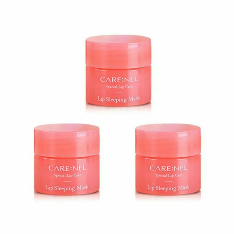 CARENEL Lip Sleeping Mask 5g Plumper Extract Oil Pink Balm Nourish Brighten Care Exfoliate Repair