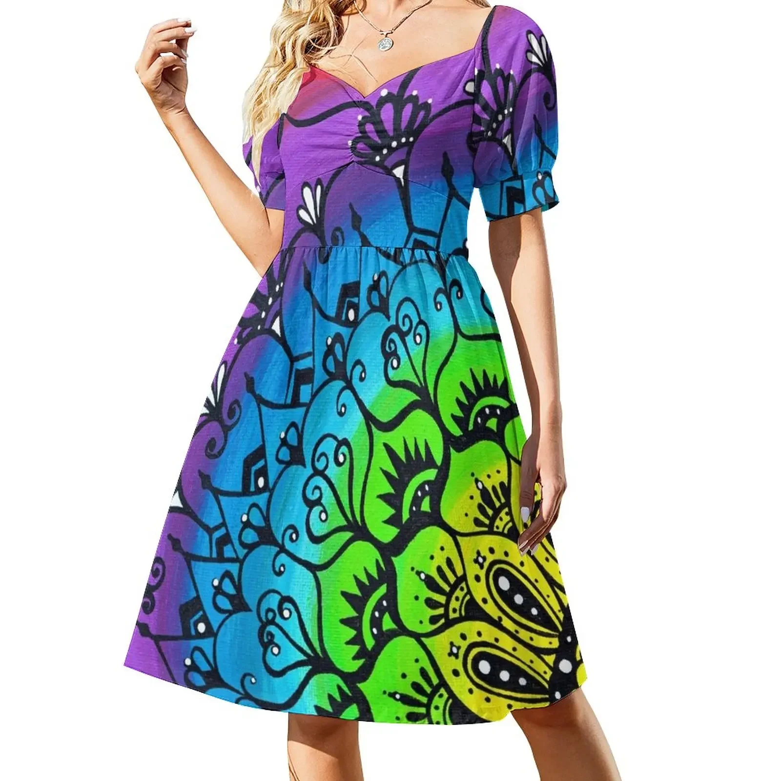 

Brilliant Awakening' Sleeveless Dress dress korean style Women's dresses