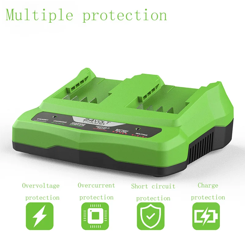 Chargeur Intelligent LCD Pour Batteries Li-Ion - 2 Fentes, Charge Rapide, Compatible 18650/26650 Etc.