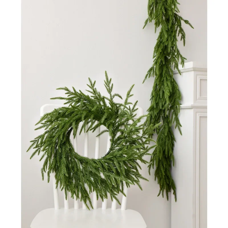 LZNPA 6 Ramas De Pino De Navidad De Tacto Real Con Conos De Pino, Tallos De Pino Suaves Y Flexibles, Tallos Realistas De Navidad Para Jarrones, Coronas, Decoraciones Interiores Y Exteriores