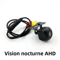 Caméra de recul de voiture AHD 12V Vision nocturne Caméra de recul de stationnement Caméra de recul étanche Image vidéo couleur HD Caméra de véhicule 2