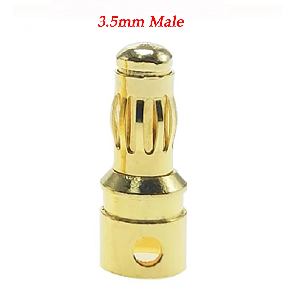 VUNIVERSUM 10 paia (20 pezzi) da 4 mm, connettori dorati, spina dorata con guaina termoretraibile in poliolefine per batteria Lipo ESC VUNIVERSUM 10 paia (20 pezzi) da 4 mm, connettori dorati, spina dorata con guaina termoretraibile in poliolefine per batteria Lipo ESC