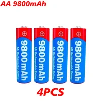 High Capacity 9800mAh AA 1.5V Rechargeable Alkaline Battery Durable For Camera Microphone Toy LED Electronic Devices 5