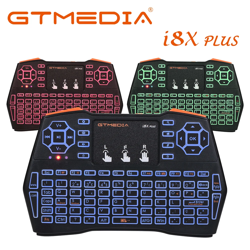 GTMEDIA I8x Plus Wireless Keyboard English Spanish