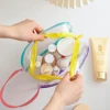 Women Swimming Bag Waterproof Handbags Transparent PVC Plastic Pool Beach Makeup Organizer Toiletry Storage PVC Bag 4