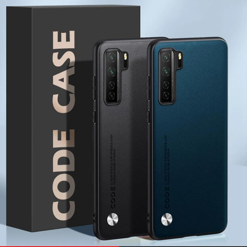 Luxury PU Leather Matte Silicone Phone Case - Premium Back Cover Protection