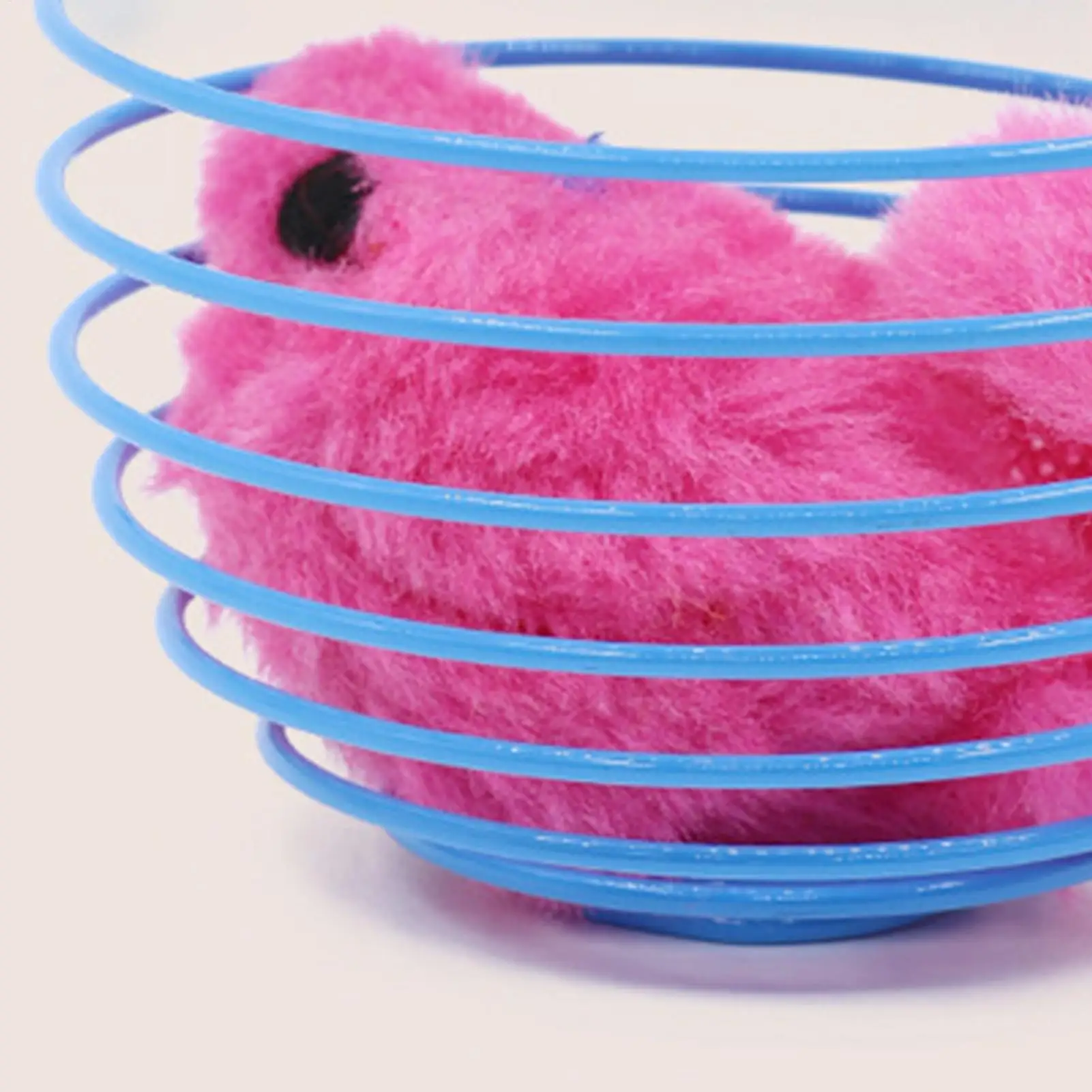 Cat Spring Toy Colorful Fun Stretchable Pet Games Indoor Cat Toys For Home Outdoor Play Training Exercise Mental Stimulation