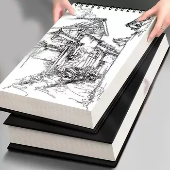 Album da Disegno a Spirale 30 Fogli 8K 16K A4 A5 A6 Carta Spessa Senza Acidi per Artisti Studenti Pittura ad Acquerello