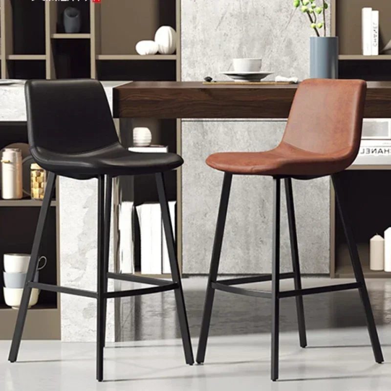 Luxury Office Bar Chair Study Anti Scratch Outdoor European Bar Stool Living Room Design Home Furniture