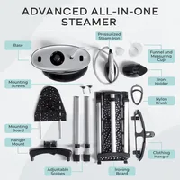 Steam & Go - All-in-One Garment Steamer and Iron, Pressurized Steamer For Clothes with Ironing Board and Clothing Hanger 2