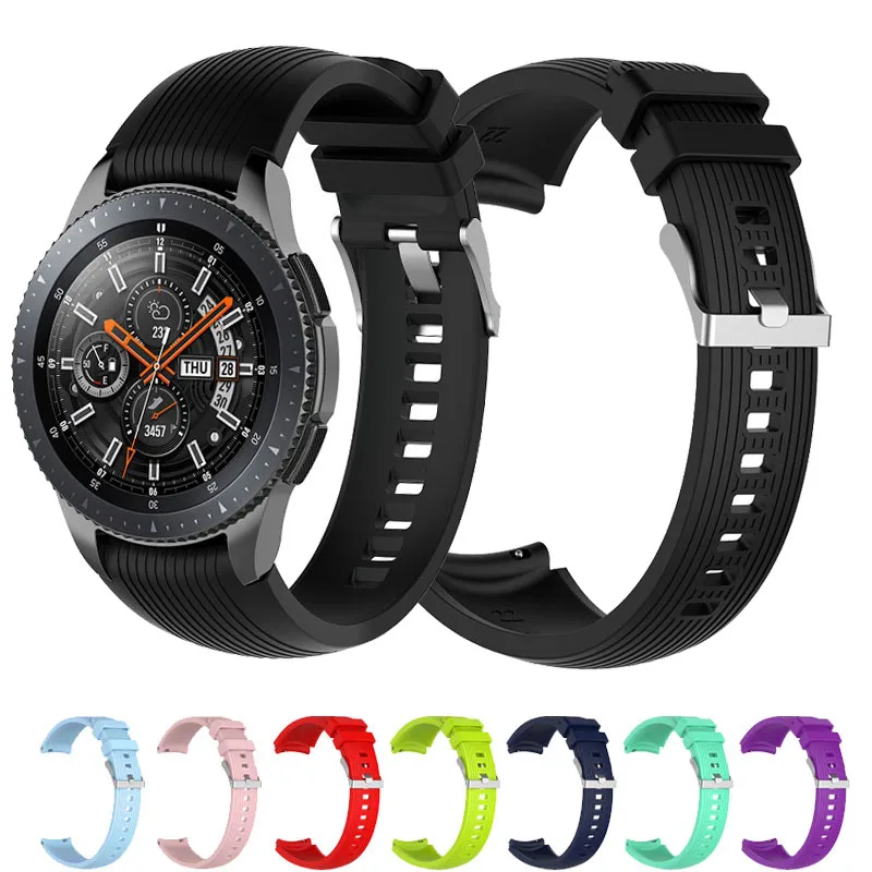 

20mm Silicone Sport Strap For Samsung Galaxy Watch 42mm/Gear S2 Band Smart Watch Bracelet For Amazfit Bip U Pro/S Lite Correa