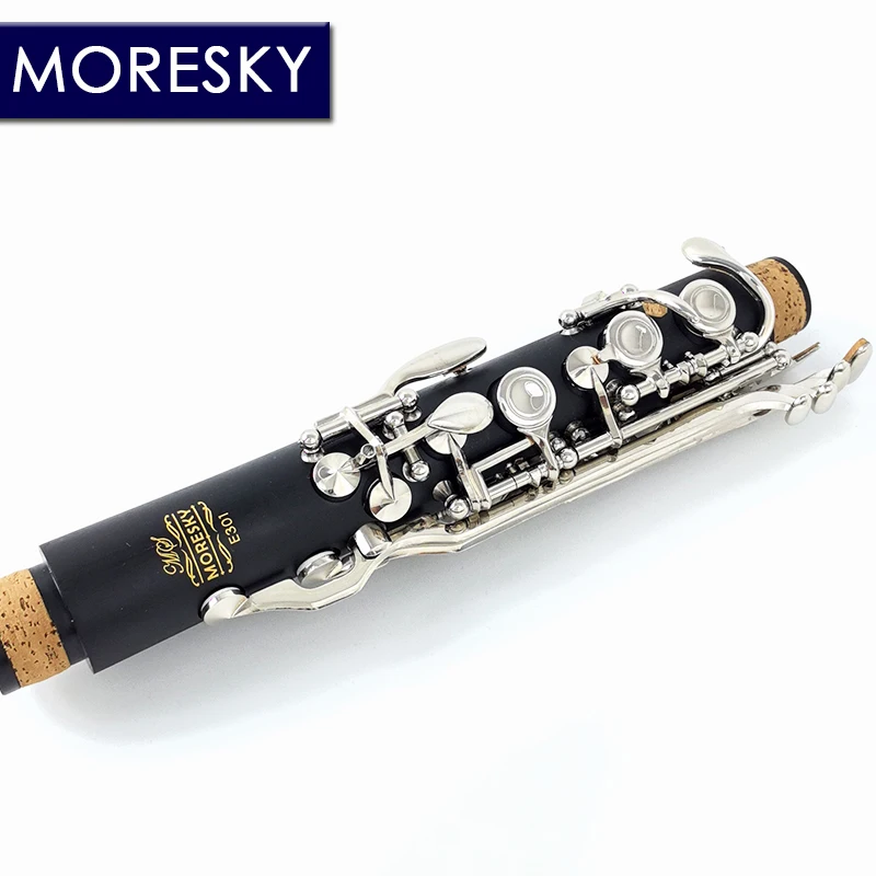 Bakelite Clarinet Tube 17 Keys bB Clarinet Closing hole Special style MORESKY E301 Clarinets Woodwind Instrument