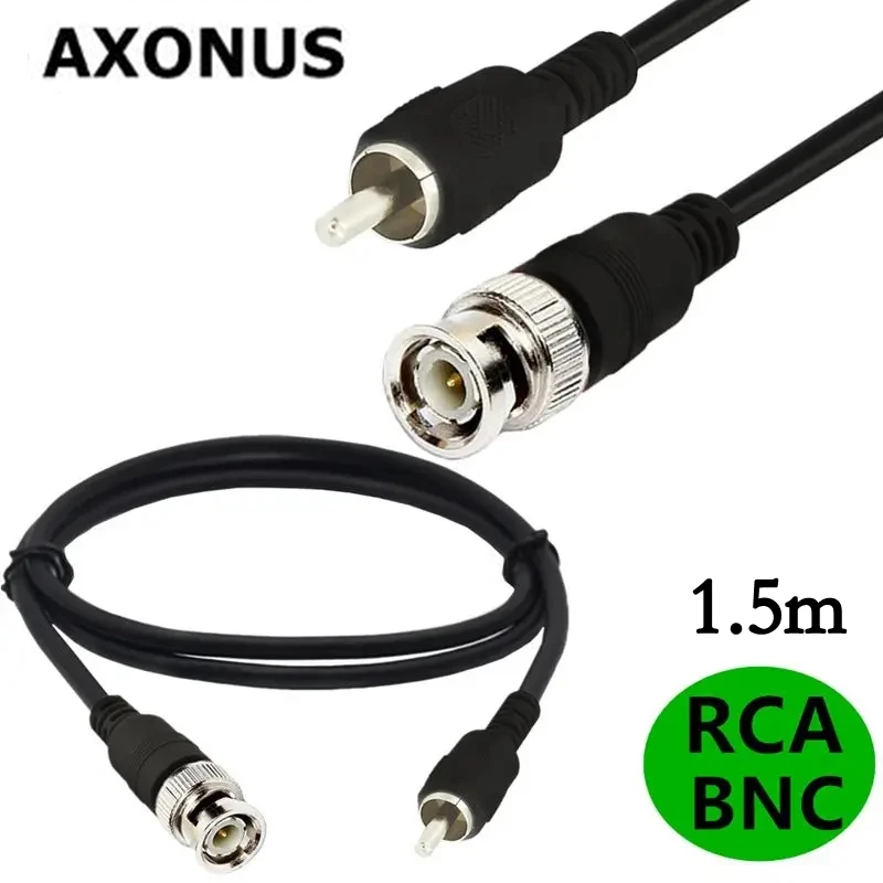 Cavo Bnc Da Bnc A Rca Lotus Q9 Cavo Video Testa Sdi Telecamera Di Sorveglianza Cavo Video Coassiale 1.5M