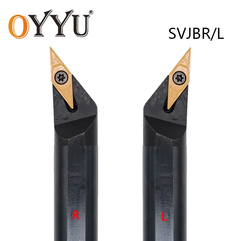OYYU 93 Degree S12M-SVJBR11 S10K-SVJBR11 S20R-SVJBR11 S25S-SVJBR16 Turning Tools External Tool Holder CNC Carbide Inserts