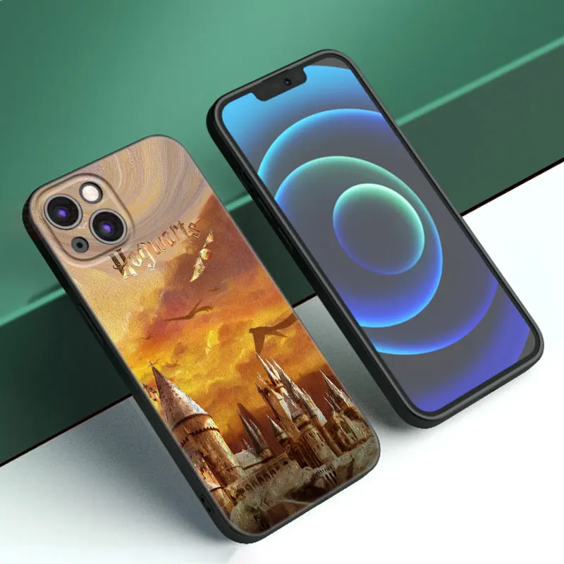 thumbnail image 1 of Funda de silicona negra para teléfono Apple, carcasa para iPhone 12, 13 Mini, 11, 14, 15, 16 Pro Max, 7, 8 Plus, 1 of 5
