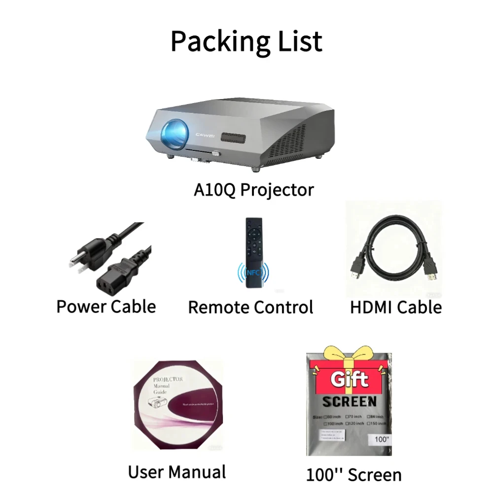 4K 자동 초점 영화 프로젝터 3800 ANSI 2.4+5G 와이파이 블루투스 1080P 풀 HD HDR 안드로이드 TV 비디오 주간 프로젝터 홈시어터