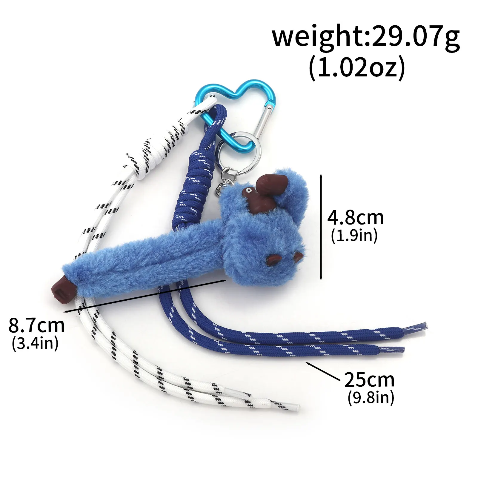 Adorable Gorilla Plush Keychain Charm for Bags and Accessories