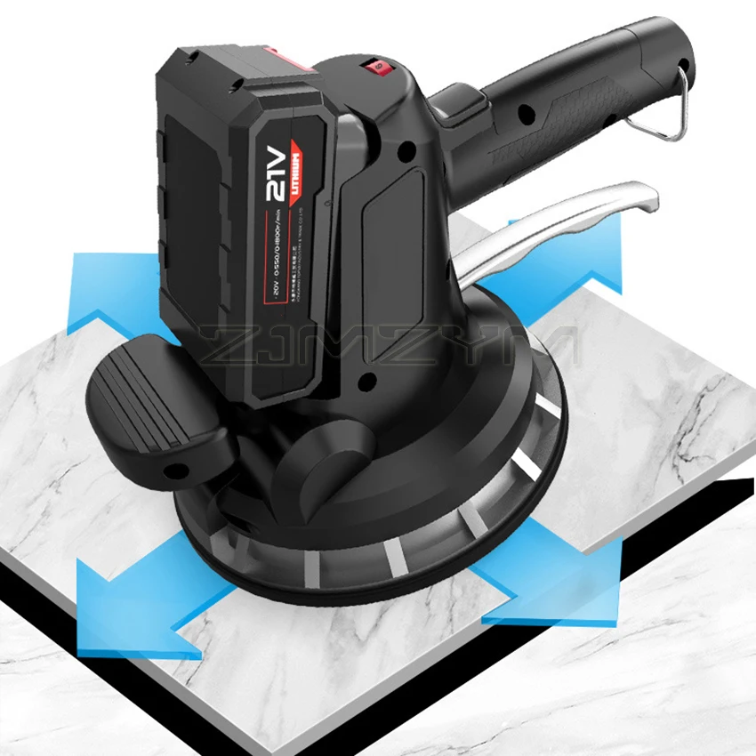 Tile Tiling Tool Machine Lithium Battery Floor Vibration Power Tools Vibrator Wall Tile Tiling Automatic Vibration 26000rpm tile leveling tools