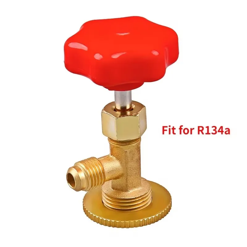 1PC Dispensing valve bottle opener 1/4 SAE connector Mayitr refrigerant bottle can tap for R12 R22 R6000a R134a R410a gas refrigerant bottle opener