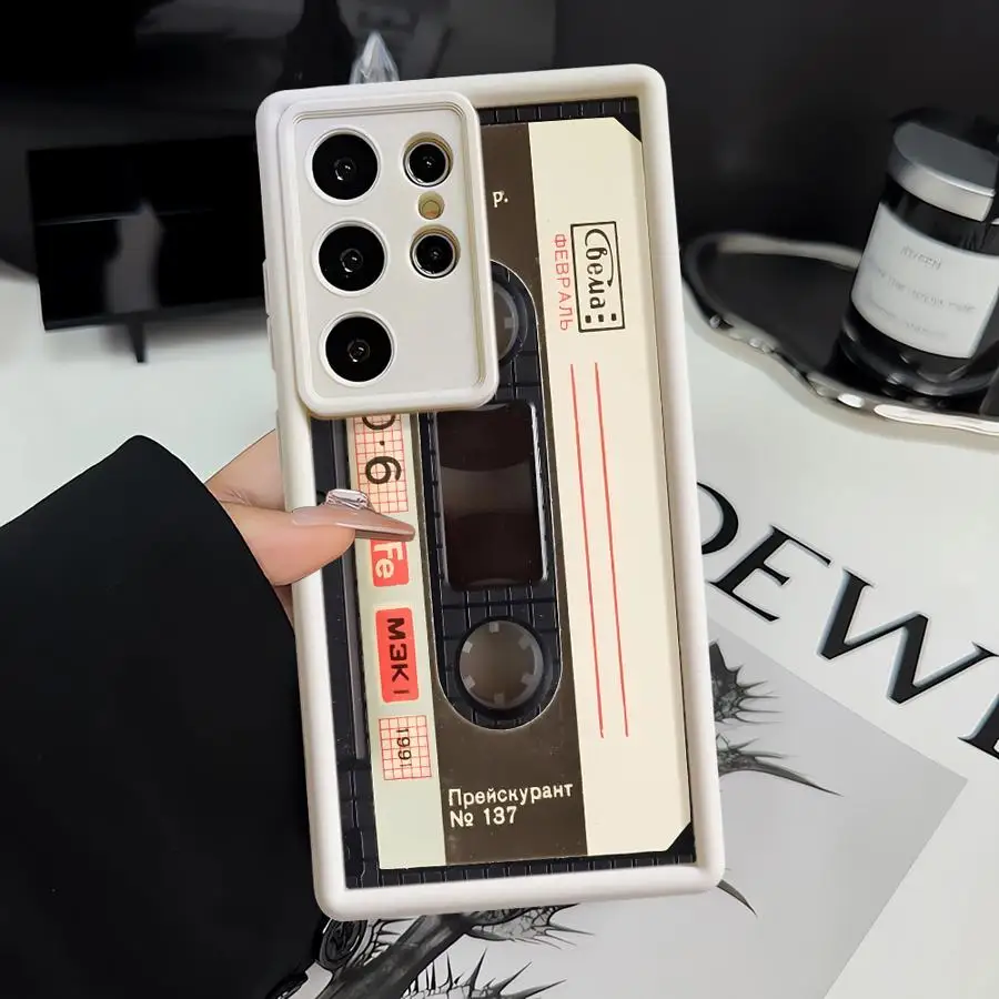 Retro Art Cassette Soft Shell Phone Case