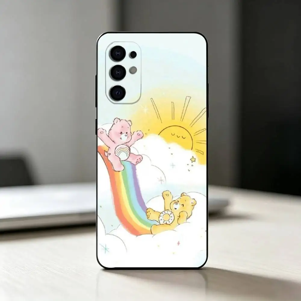 Charming C-Care Bears Soft Silicone Black Phone Case