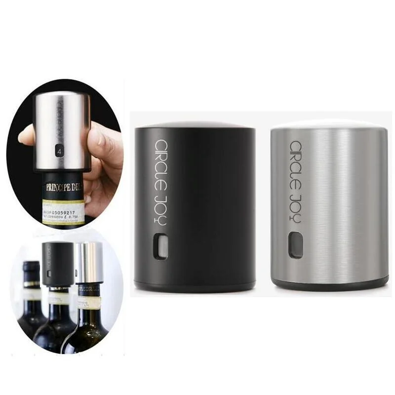 Smart Wine Stopper Stainless Steel Electric Stopper Wine Corks Mi Circle Joy Vacuum Memory