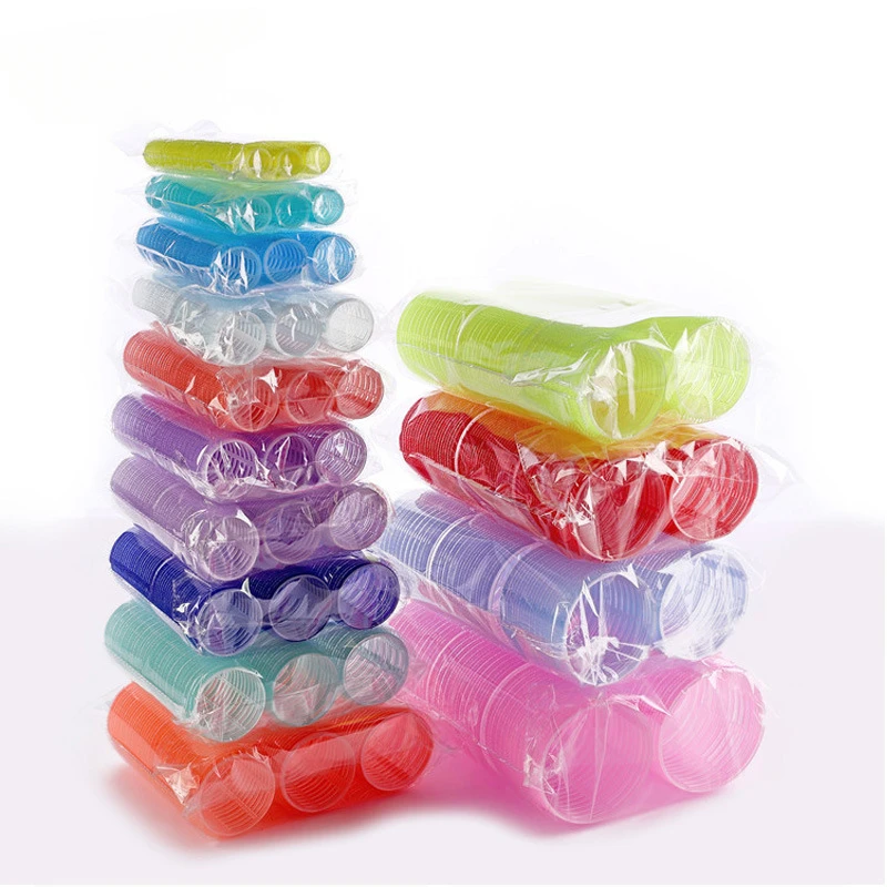 6pcs Hair Styling Tool Self-adhesive Hair Roller Heatless Air Bangs Rollers Curlers Volume DIY