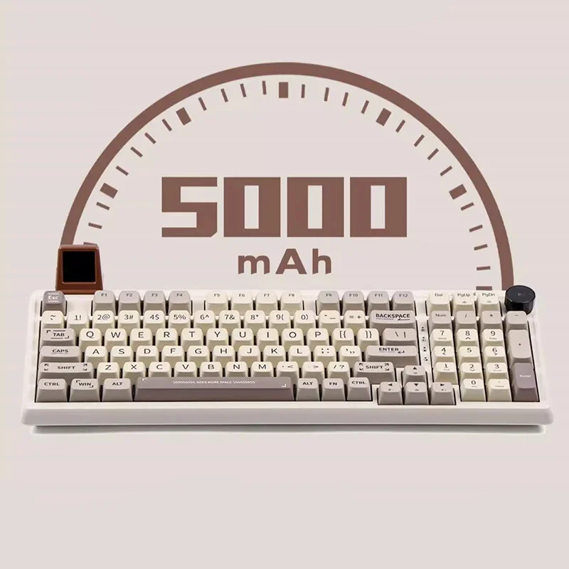 Механическая клавиатура EPOMAKER RT100, режим Thri, прокладка, клавиатура с горячей заменой, беспроводная клавиатура N-Key, переворот, Bluetooth, Игровая клавиатура