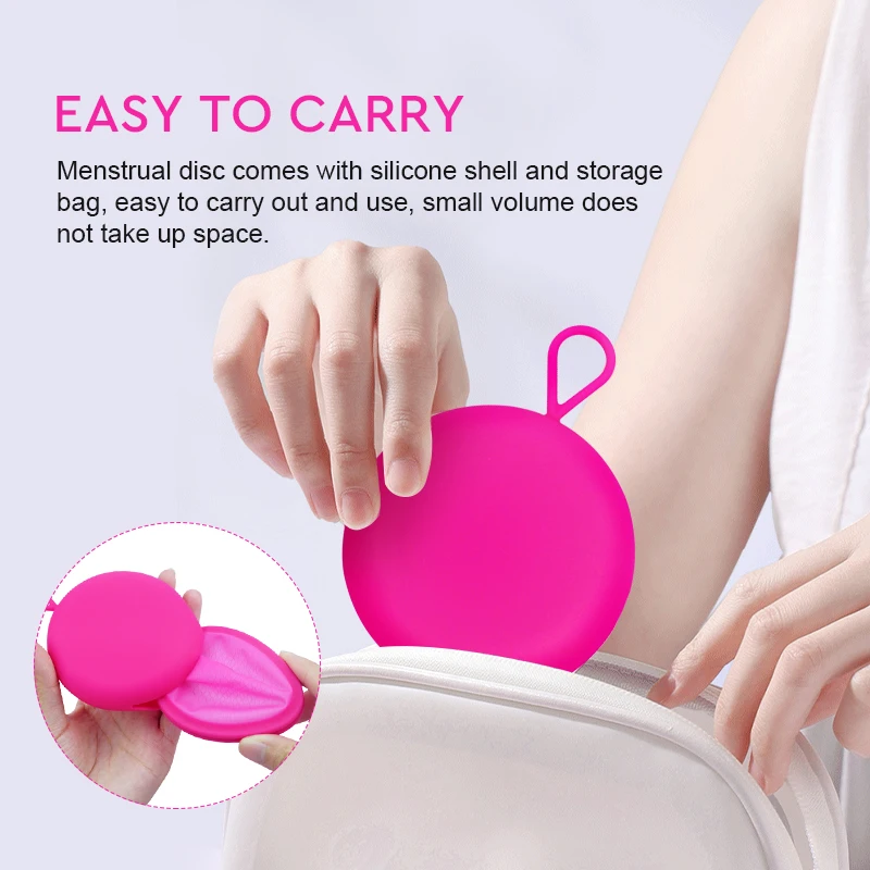 Soft Silicone Menstrual Disc – Reusable & Leak-Proof Period Protection