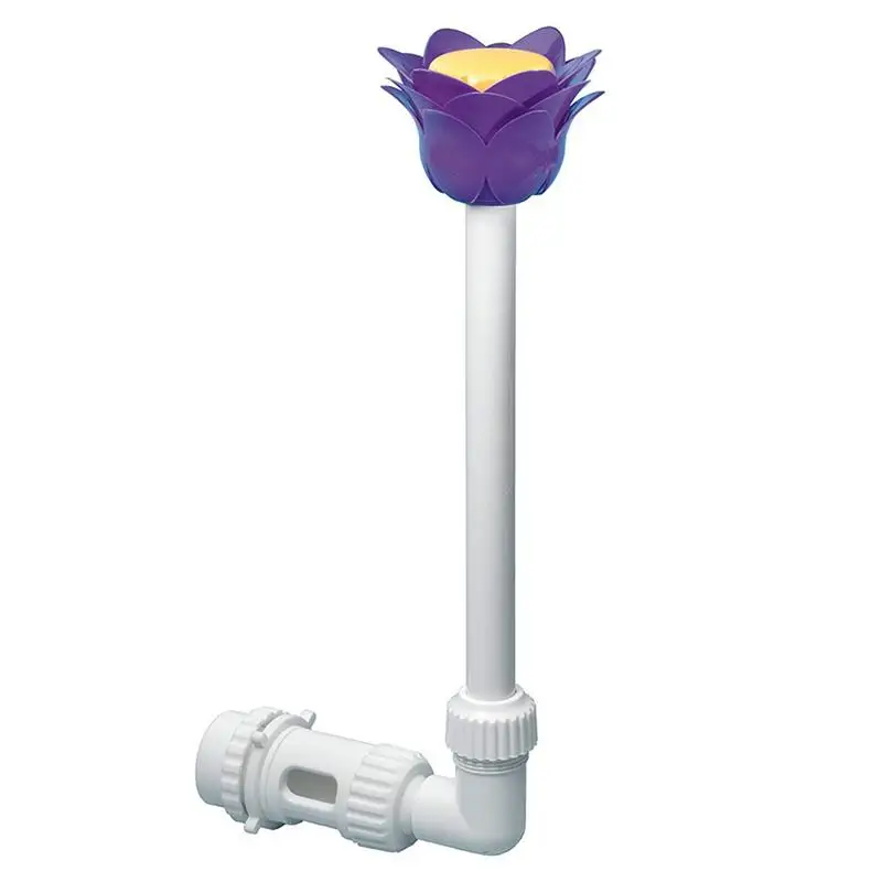 

Flower Shape Pool Fountain Swimming Pool Wall Mount Decorative Fountain East To Install Small Waterfall Spray Water Fun