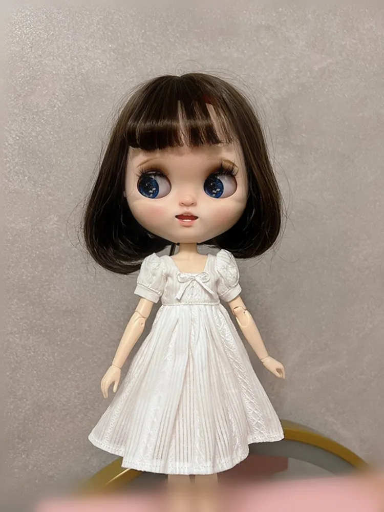 春の支度】白レースのドール服セット／プーリップアウトフィット