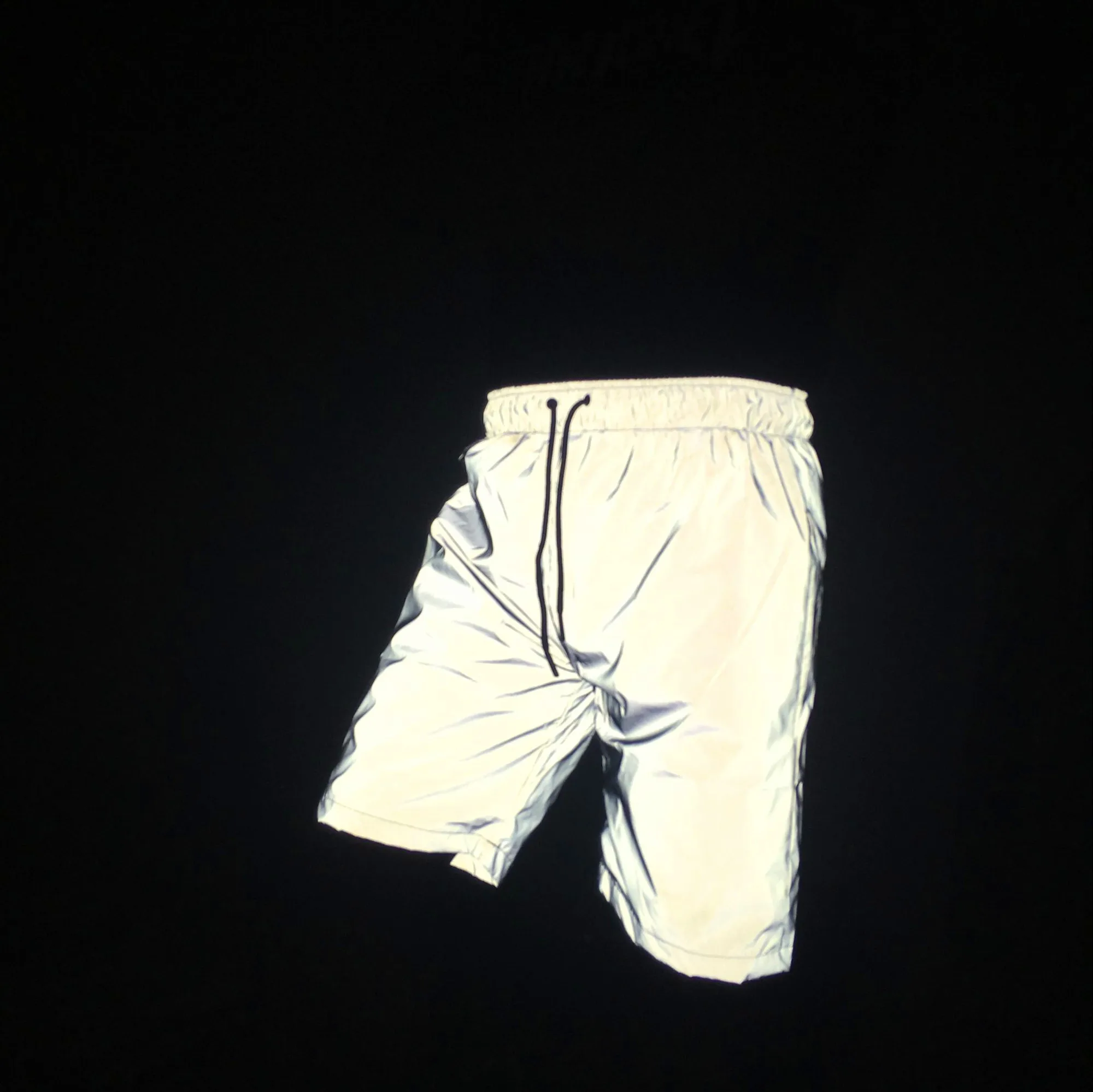 White Reflective Board Shorts 6