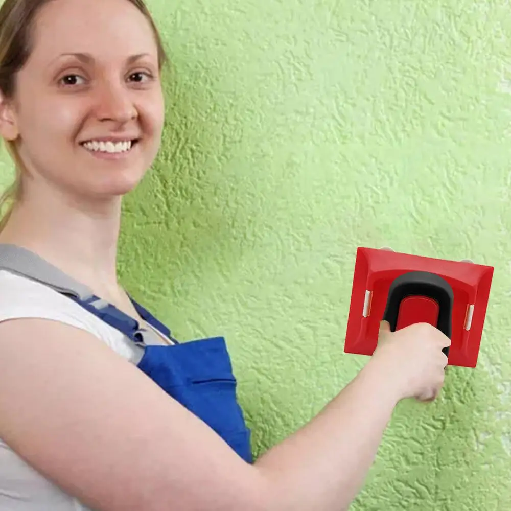 Description Picture 2 of itemRed Paint Edger Cutting In H-ome Interior Plastic Wall With Pad Nylon Bristles Edges Painting Corner and Edges