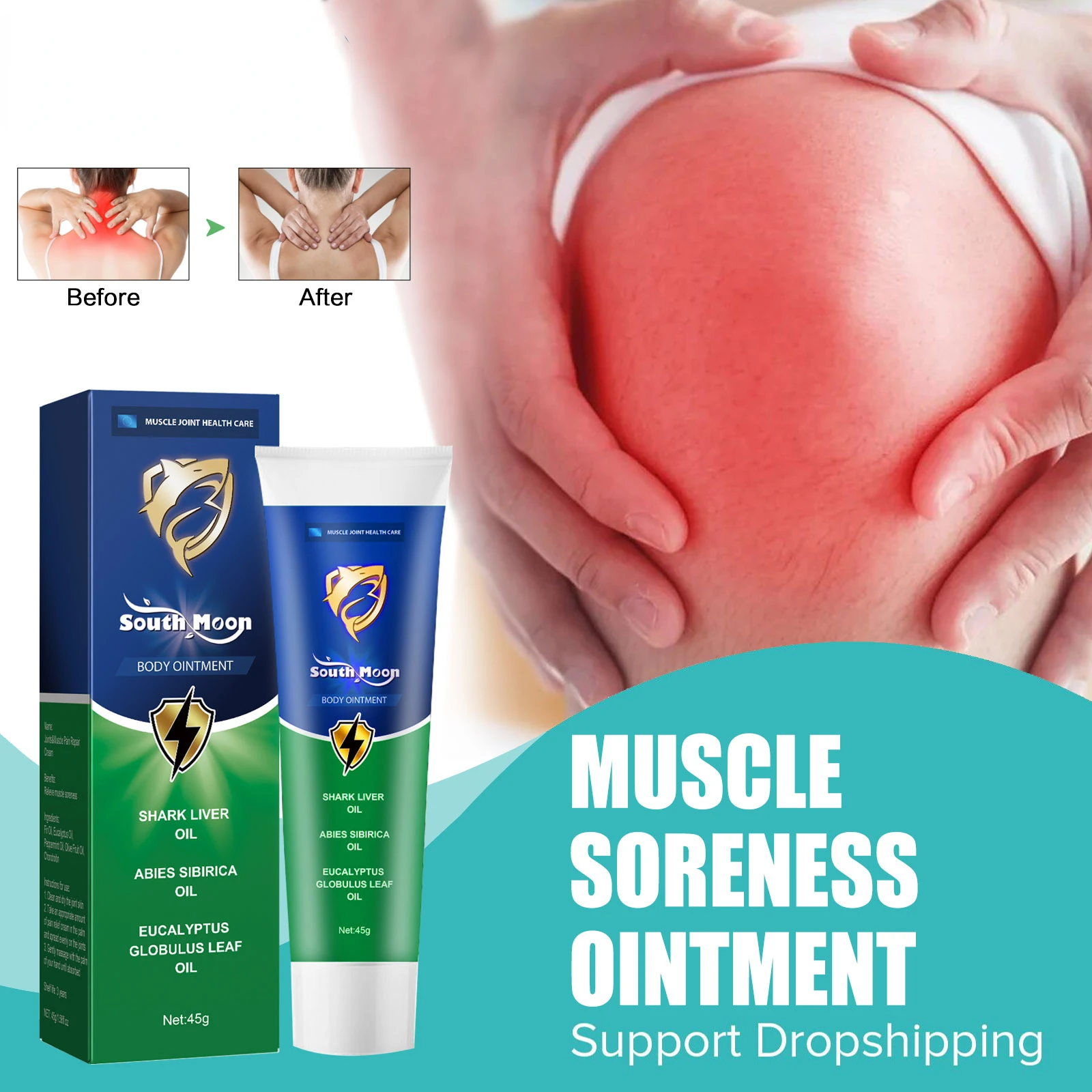 Knees Anti Pain Ointment Neuralgia Acid Stasis Relax Muscles Soreness Treatment Periostitis Rheumatism Arthritis Analgesia Cream