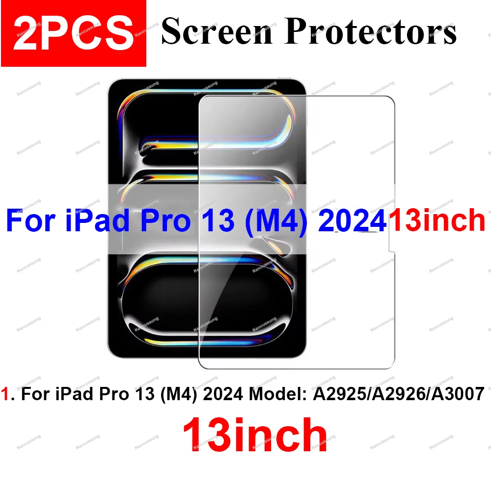 Premium Tempered Glass Screen Protectors - 9H Clear Protection (2-Pack)