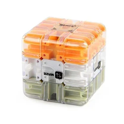Challenging 3D Puzzle Maze Cube for Brain Training & Problem Solving (Orange Green)