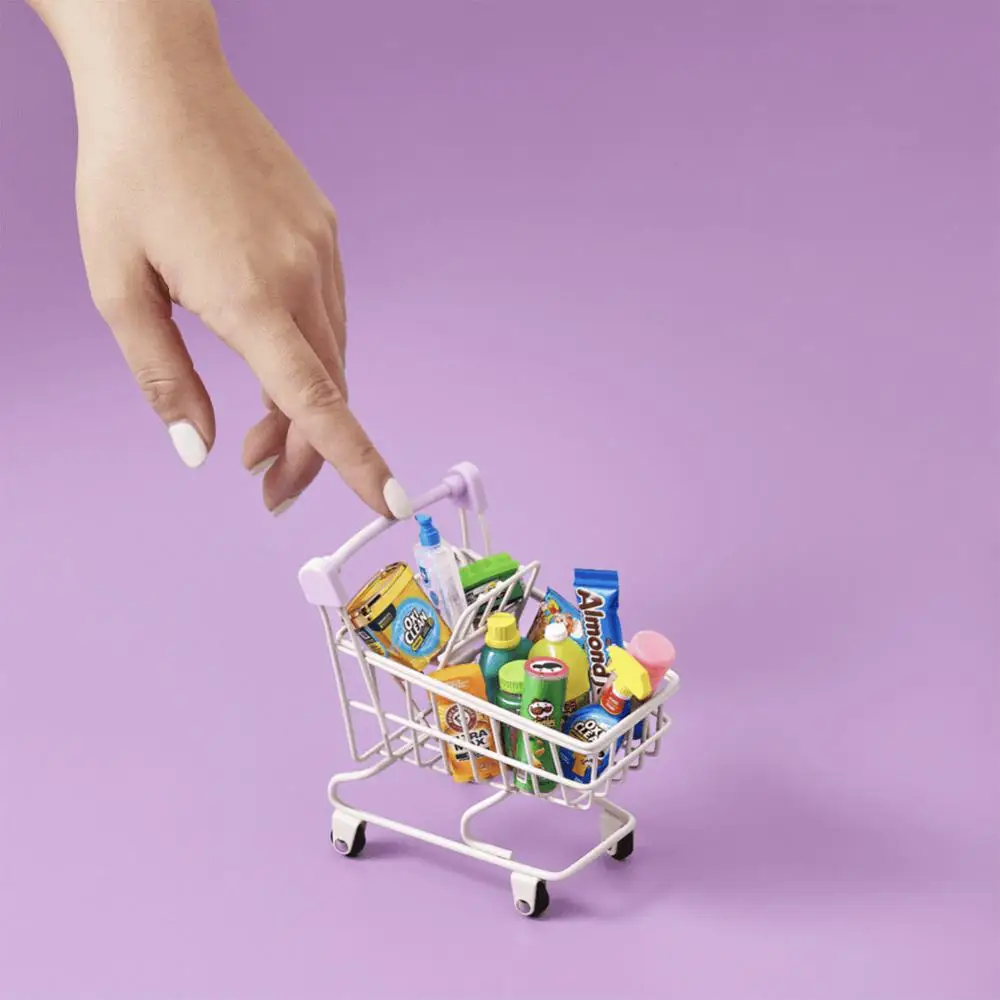 Surprise Ball Mini Brands Toy Gold Mystery Capsule Real Miniature Brands Collectible Toy PVC Surprise Egg Gifts Pretend Play