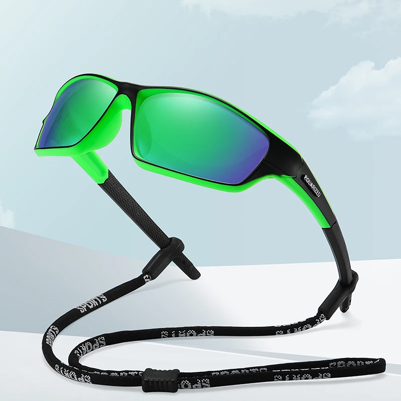 

New Men's Polarized Sunglasses Cross Border Outdoor Sportss-Cycling Sun Glasses Anti Glare TR90 Box Goggles S3042