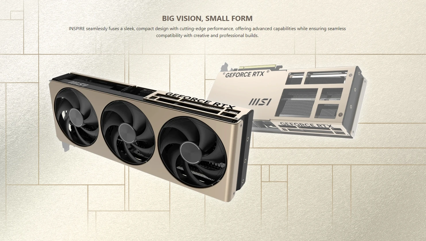 【新品】MSI GeForce RTX 5070 Ti INSPIRE 3X MSI GeForce RTX™ 5070 Ti 16G INSPIRE 3X OC PLUS