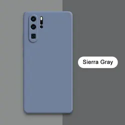 Premium Shockproof Liquid Silicone Phone Case with 360° Protection - Huawei P40 Lite 4G (Sierra Gray)