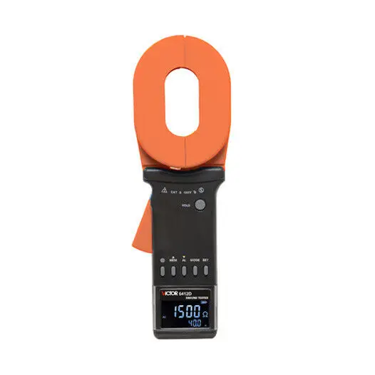 

VICTOR 6412D Multi-Function Clamp Earth Resistance Tester Clamp Ammeter KD