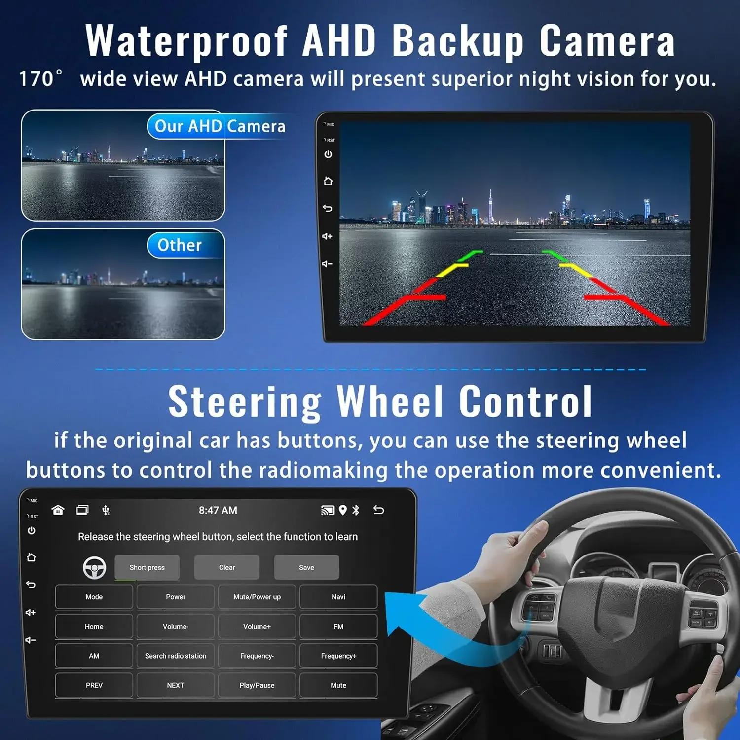 Wireless Carplay Android Auto Car Radio GPS Navigation System