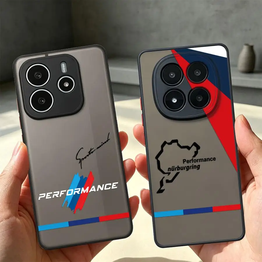 Stylish Blue and Red Logo Phone Cover Case